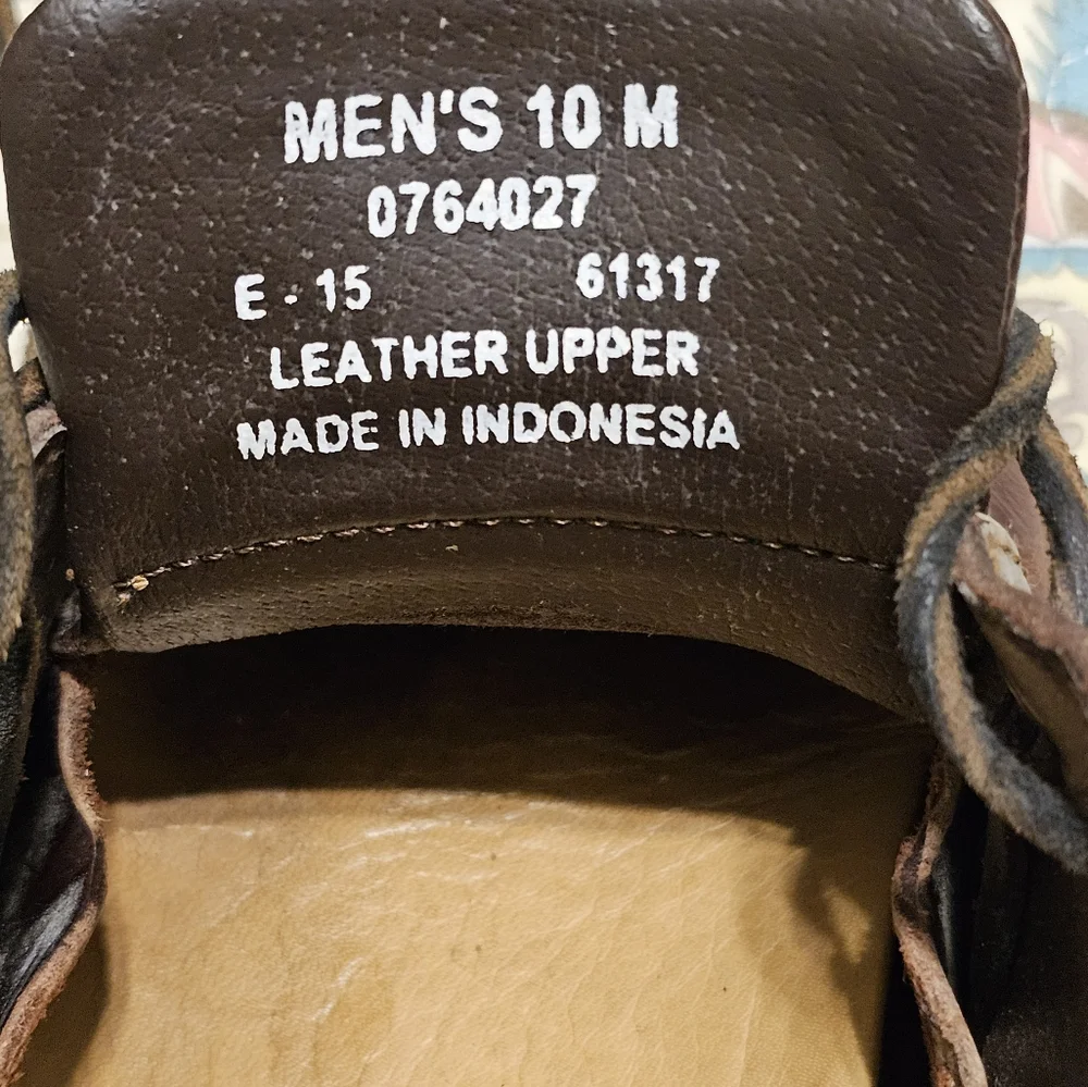 Sperry Top Sider Mako Leather Boat Shoes w/removable Insoles, Men's, Size 10M